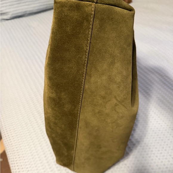Madewell Olive Suede Hobo Bag - Picture 3 of 5
